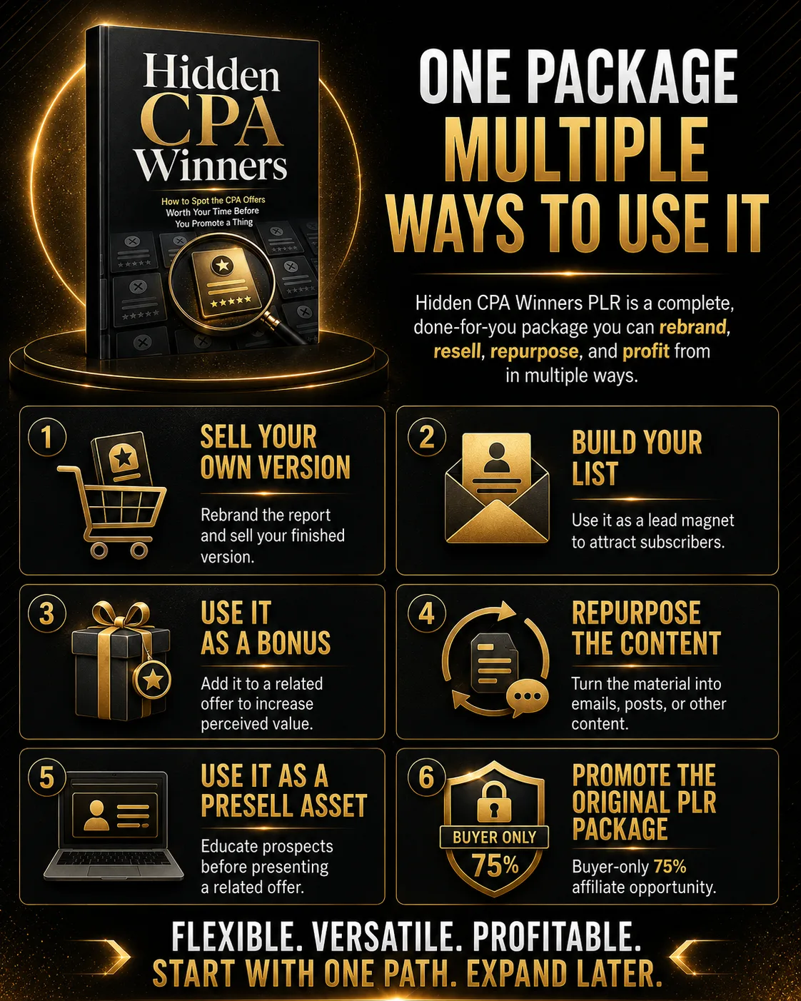 00 Hidden CPA Winners - Graphic - Monetization Ways To Use It