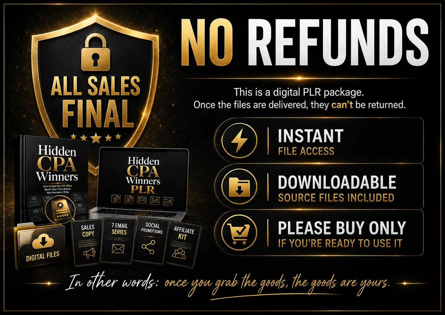 Hidden CPA Winners - No Refunds