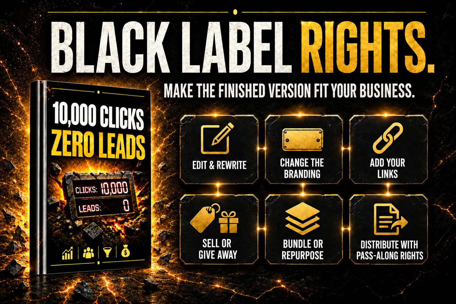 10000 Clicks Black Label Rights