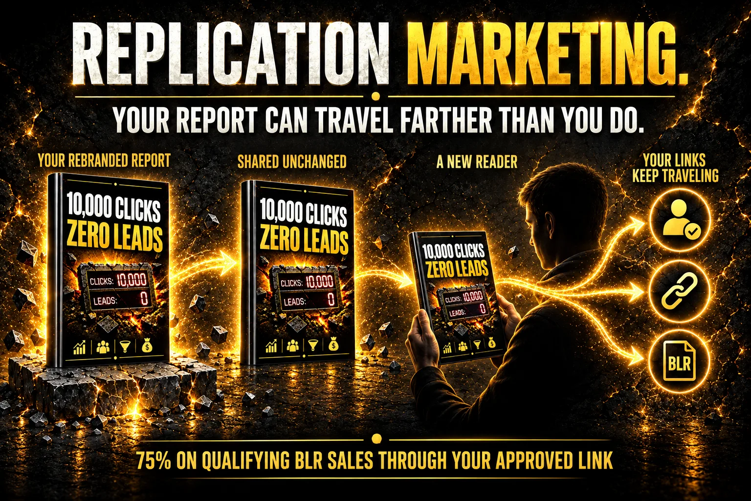 10000 Clicks Replication Marketing